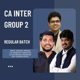 CA Inter Jan 26 Exams | Group 2 By CA Shubham Keswani, CA Sankalp Kanstiya & Prof. Sanjay Appan | LIVE Regular Batch
